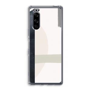 CaseCompany Baca: Sony Xperia 5 Transparant Hoesje