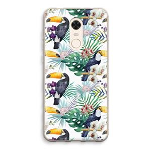 CaseCompany Tukans: Xiaomi Redmi 5 Transparant Hoesje
