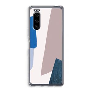 CaseCompany Lapis: Sony Xperia 5 Transparant Hoesje