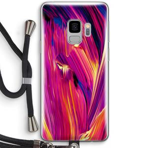 CaseCompany Phoenix: Samsung Galaxy S9 Transparant Hoesje met koord