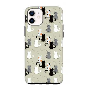 CaseCompany Katten: iPhone 12 mini Tough Case