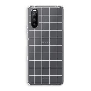 CaseCompany Rooster 2: Sony Xperia 10 III Transparant Hoesje