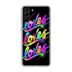 CaseCompany Loves: Samsung Galaxy S21 Plus Transparant Hoesje