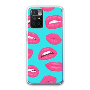 CaseCompany Bite my lip: Xiaomi Redmi 10 Transparant Hoesje