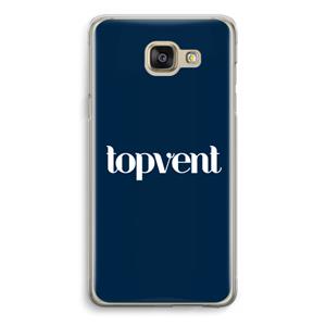 CaseCompany Topvent Navy: Samsung Galaxy A5 (2016) Transparant Hoesje