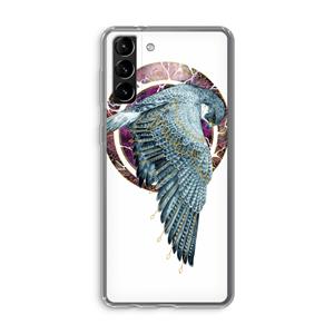 CaseCompany Golden Falcon: Samsung Galaxy S21 Plus Transparant Hoesje