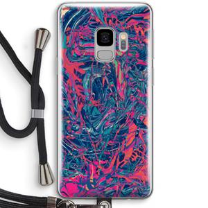 CaseCompany Sleeping Dreams: Samsung Galaxy S9 Transparant Hoesje met koord