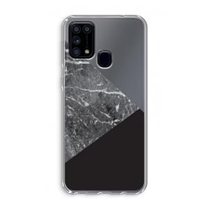 CaseCompany Combinatie marmer: Samsung Galaxy M31 Transparant Hoesje