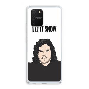 CaseCompany Let It Snow: Samsung Galaxy S10 Lite Transparant Hoesje