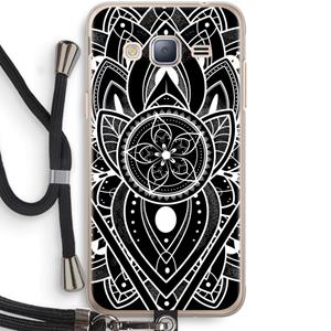 CaseCompany It's Complicated: Samsung Galaxy J3 (2016) Transparant Hoesje met koord