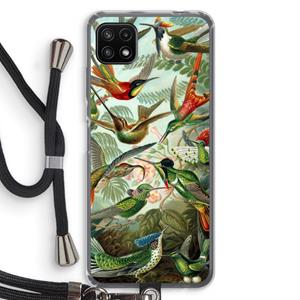 CaseCompany Haeckel Trochilidae: Samsung Galaxy A22 5G Transparant Hoesje met koord