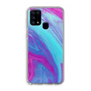 CaseCompany Zweverige regenboog: Samsung Galaxy M31 Transparant Hoesje