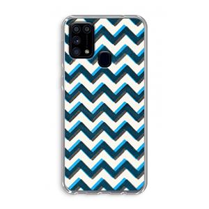 CaseCompany Onderbroken lijn: Samsung Galaxy M31 Transparant Hoesje