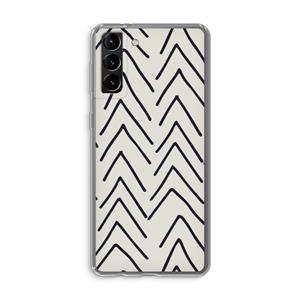 CaseCompany Marrakech Arrows: Samsung Galaxy S21 Plus Transparant Hoesje