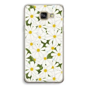 CaseCompany Summer Daisies: Samsung Galaxy A5 (2016) Transparant Hoesje