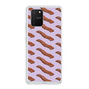 CaseCompany Bacon to my eggs #2: Samsung Galaxy S10 Lite Transparant Hoesje