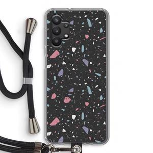 CaseCompany Terrazzo N°16: Samsung Galaxy A32 5G Transparant Hoesje met koord