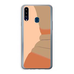 CaseCompany Bikini: Samsung Galaxy A20s Transparant Hoesje