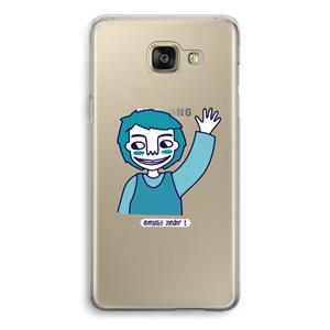 CaseCompany Zwaai: Samsung Galaxy A5 (2016) Transparant Hoesje