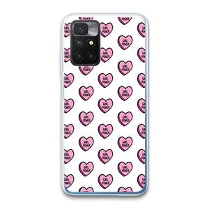 CaseCompany GIRL POWER: Xiaomi Redmi 10 Transparant Hoesje