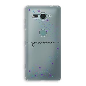 CaseCompany Sterren: Sony Xperia XZ2 Compact Transparant Hoesje