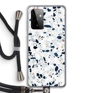 CaseCompany Terrazzo N°1: Samsung Galaxy A72 5G Transparant Hoesje met koord