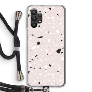 CaseCompany Terrazzo N°20: Samsung Galaxy A32 5G Transparant Hoesje met koord