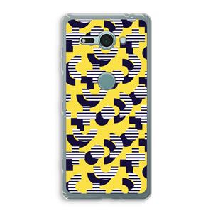 CaseCompany 8-bit N°3: Sony Xperia XZ2 Compact Transparant Hoesje