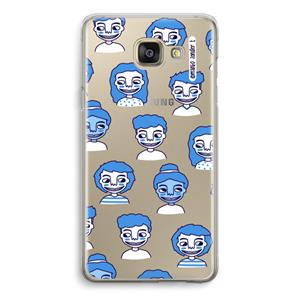 CaseCompany Gezichtjes: Samsung Galaxy A5 (2016) Transparant Hoesje