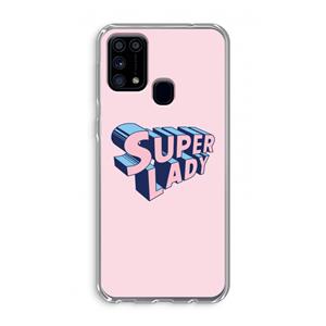 CaseCompany Superlady: Samsung Galaxy M31 Transparant Hoesje