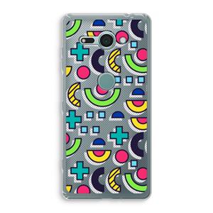 CaseCompany 8-bit N°6: Sony Xperia XZ2 Compact Transparant Hoesje