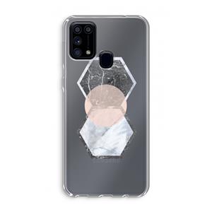 CaseCompany Creatieve toets: Samsung Galaxy M31 Transparant Hoesje
