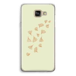 CaseCompany Falling Leaves: Samsung Galaxy A5 (2016) Transparant Hoesje