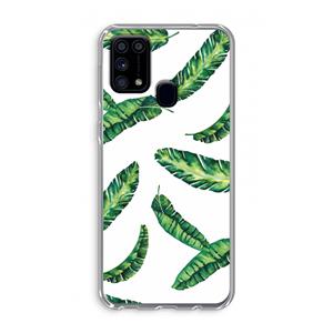 CaseCompany Lange bladeren: Samsung Galaxy M31 Transparant Hoesje