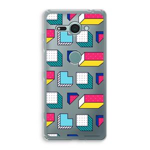 CaseCompany 8-bit N°7: Sony Xperia XZ2 Compact Transparant Hoesje