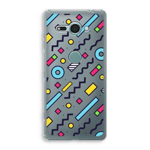 CaseCompany 8-bit N°8: Sony Xperia XZ2 Compact Transparant Hoesje