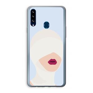 CaseCompany Incognito: Samsung Galaxy A20s Transparant Hoesje