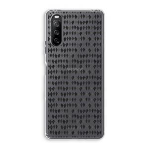 CaseCompany Crazy shapes: Sony Xperia 10 III Transparant Hoesje