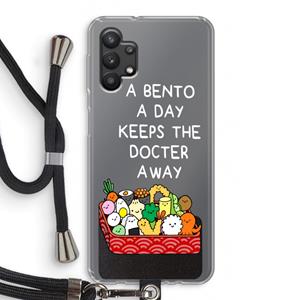 CaseCompany Bento a day: Samsung Galaxy A32 5G Transparant Hoesje met koord