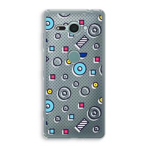 CaseCompany 8-bit N°9: Sony Xperia XZ2 Compact Transparant Hoesje