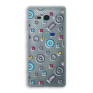 CaseCompany 8-bit N°9: Sony Xperia XZ2 Compact Transparant Hoesje