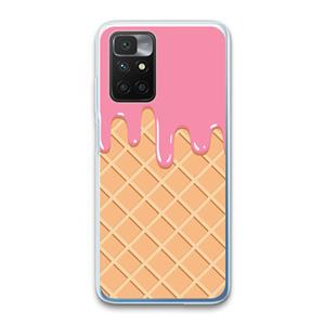 CaseCompany Ice cream: Xiaomi Redmi 10 Transparant Hoesje