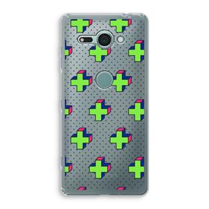 CaseCompany 8-bit N°10: Sony Xperia XZ2 Compact Transparant Hoesje