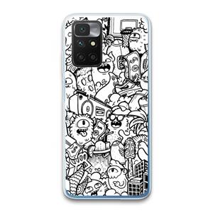 CaseCompany Vexx City #2: Xiaomi Redmi 10 Transparant Hoesje
