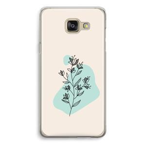 CaseCompany Violets are blue: Samsung Galaxy A5 (2016) Transparant Hoesje