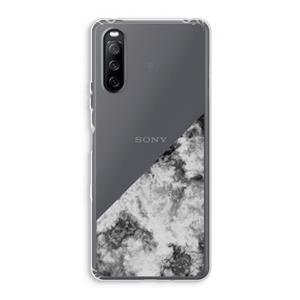 CaseCompany Onweer: Sony Xperia 10 III Transparant Hoesje