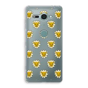CaseCompany Leeuwenkoppen: Sony Xperia XZ2 Compact Transparant Hoesje