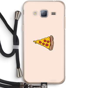 CaseCompany You Complete Me #1: Samsung Galaxy J3 (2016) Transparant Hoesje met koord
