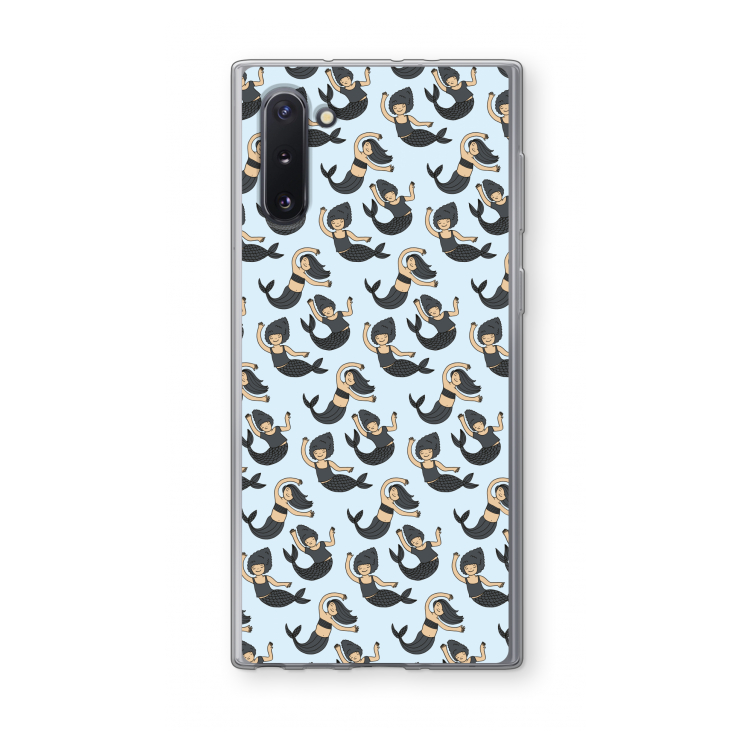 CaseCompany Zeemeermin: Samsung Galaxy Note 10 Transparant Hoesje