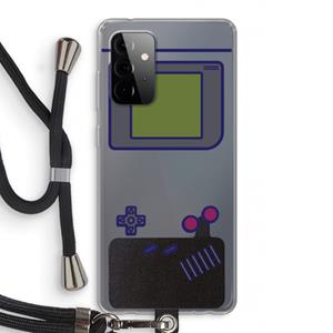 CaseCompany Game On: Samsung Galaxy A72 5G Transparant Hoesje met koord